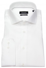 Hatico Shirt - Regular Fit - Cutaway Collar - White