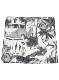 Jacques Britt Pocket Square - Leinen - Grey