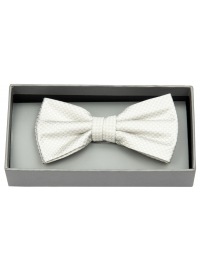 Jacques Britt Bow Tie - Silk - Structure - Silver