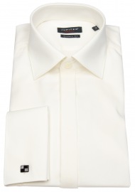 Jupiter Festive Shirt - Modern Fit - Kent Collar - Beige