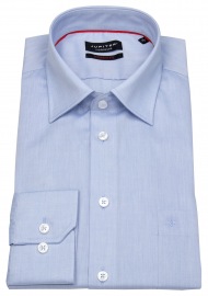 Jupiter Hemd - Modern Fit - Chambray - hellblau