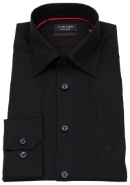 Jupiter Shirt - Modern Fit - Kent Collar - Black