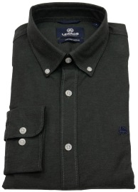 Lerros Hemd - Regular Fit - Button Down Kragen - Oxford - dunkelgrün - ohne OVP