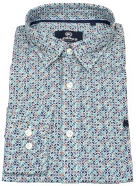 Lerros Hemd - Regular Fit - Under Button Down - mehrfarbig