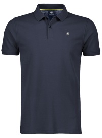 Lerros Poloshirt - Regular Fit - Pique - dunkelblau