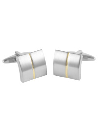 Lindenmann Cufflink - Quadratisch - Bicolor