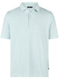 MAERZ Muenchen Poloshirt - Regular Fit - mit Leinen - türkis