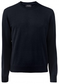 MAERZ Muenchen Pullover - Comfort Fit - Round-neck - Navy