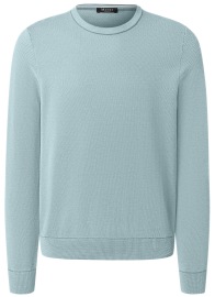 MAERZ Muenchen Pullover - Regular Fit - Rundhals - Bio-Baumwolle - mint / grün