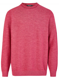 MAERZ Muenchen Pullover - Regular Fit - Rundhals - Flammgarn - rot