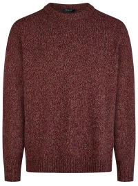 MAERZ Muenchen Pullover - Regular Fit - Rundhals - Merinowolle - Strick - rot - ohne OVP