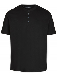 MAERZ Muenchen Shirt - Modern Fit - Stehkragen - schwarz