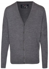 Marvelis Cardigan - Merinowolle - anthrazit