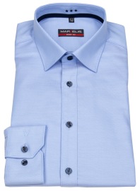 Marvelis Hemd - Body Fit - Patch - Twill - extra blickdicht - hellblau - ohne OVP