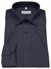 Marvelis Hemd - Comfort Fit - Chambray - anthrazit