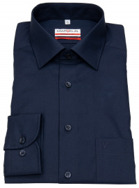 Marvelis Shirt - Modern Fit - Dark Blue