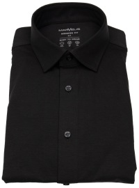 Marvelis Hemd - Modern Fit - Easy To Wear Jersey - schwarz