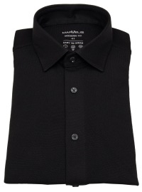 Marvelis Hemd - Modern Fit - Easy To Wear Jersey - schwarz - ohne OVP