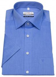 Marvelis Kurzarmhemd - Comfort Fit - Chambray - blau