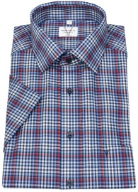Marvelis Kurzarmhemd - Modern Fit - kariert - mehrfarbig