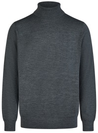 Marvelis Pullover - Merinowolle - Rollkragen - anthrazit - ohne OVP