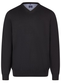 Marvelis Pullover - V-Ausschnitt - schwarz