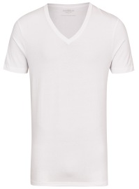 Marvelis T-Shirt Doppelpack - Body Fit - V-Ausschnitt - weiß - ohne OVP