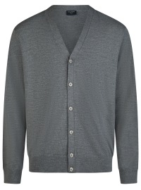 OLYMP Cardigan - Merinowolle - grau - ohne OVP