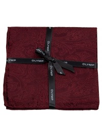 OLYMP Pocket Square - Silk - Wedding- Dark Red