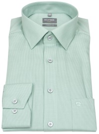 OLYMP Hemd - Comfort Fit - Faux Uni Struktur - grün - ohne OVP