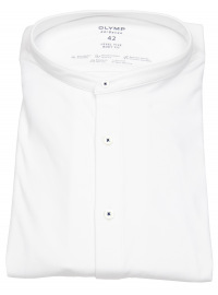 OLYMP Hemd - Level 5 Body Fit - 24 / Seven Shirt - Stehkragen - weiß - ohne OVP