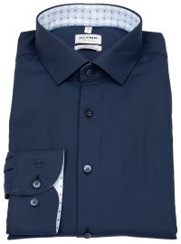 OLYMP Shirt - Level 5 Body Fit - Climate Control - Dark Blue - w/o OP