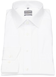 OLYMP Shirt - Luxor Comfort Fit - New Kent Collar - White