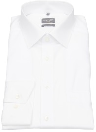 OLYMP Shirt - Luxor Comfort Fit - White - Extra Short Sleeve 58cm