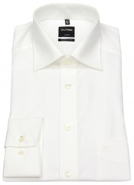 OLYMP Shirt - Luxor Modern Fit - Kent Collar - Light Beige
