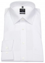 OLYMP Shirt - Luxor Modern Fit - Kent Collar - White