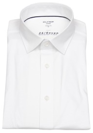 OLYMP Hemd - Modern Fit - 24 / Seven - All Time Shirt - weiß - ohne OVP