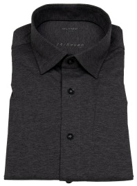 OLYMP Hemd - Modern Fit - 24/7 Flex Jersey - anthrazit - ohne OVP