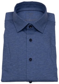OLYMP Hemd - Modern Fit - 24/7 Flex Jersey - rauchblau - ohne OVP