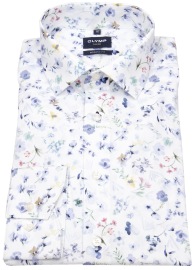 OLYMP Hemd - Modern Fit - Global Kent - floraler Print - mehrfarbig