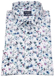 OLYMP Hemd - Modern Fit - Kentkragen - Floraler Print - mehrfarbig - ohne OVP