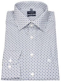 OLYMP Shirt - Modern Fit - Kent Collar - Print - Multicolored - Extra Long Sleeve 69cm