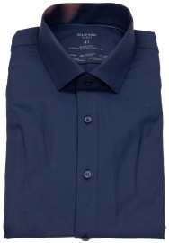 OLYMP Hemd - No. 6 Super Slim - 24/7 Climate Control Shirt - dunkelblau