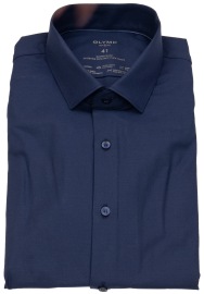OLYMP Hemd - No. 6 Super Slim - 24/7 Dynamic Flex Shirt - dunkelblau