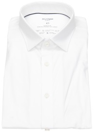 OLYMP Hemd - No. 6 Super Slim - 24/7 Flex Jersey - weiß - ohne OVP