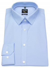 OLYMP Shirt - No. Six Super Slim - Light Blue - w/o OP