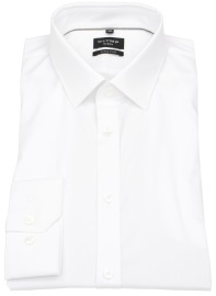 OLYMP Shirt - No. Six Super Slim - Dividing Seams - White - w/o OP