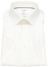 OLYMP Kurzarmhemd - Modern Fit - 24/7 Climate Control - helles beige - ohne OVP