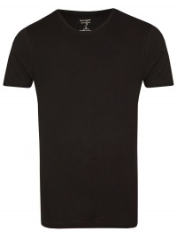 OLYMP Level Five Body Fit - T-Shirt - Round-neck - Black