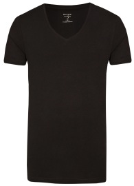 OLYMP Level Five Body Fit - T-Shirt - V-Ausschnitt - schwarz - ohne OVP